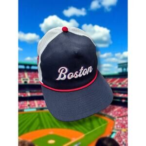 Boston Red Sox Fanatics MLB Heritage Cooperstown Adjustable Golfer Snapback Hat